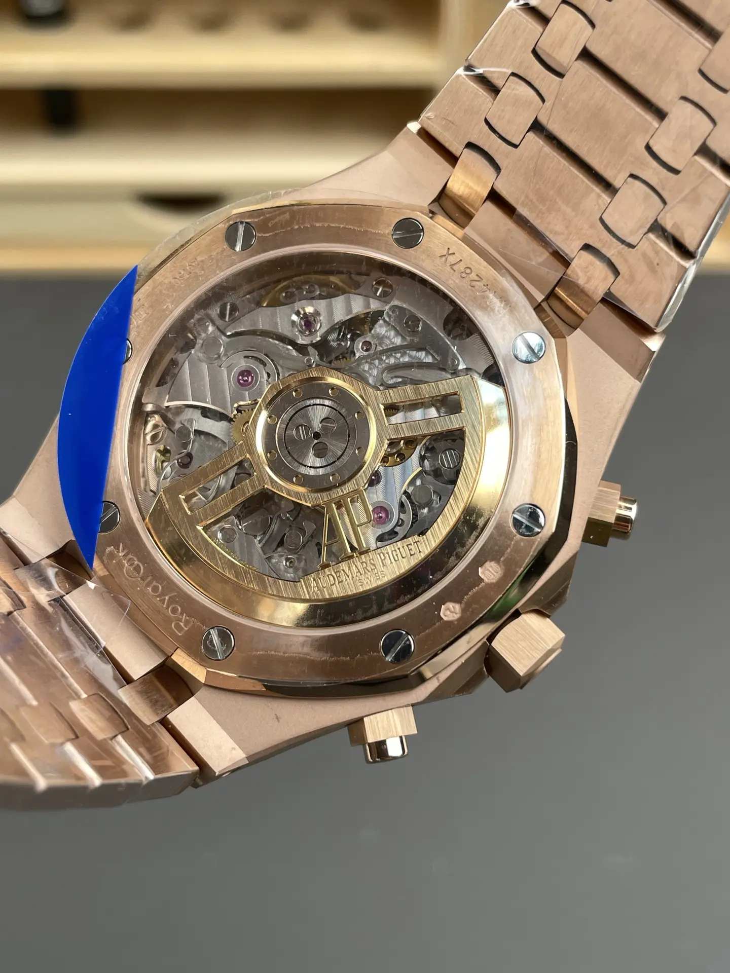 Audemars Piguet Royal Oak Chronograph Rose Gold Black Dial 41mm Ref. 26240OR.OO.1320OR.02 - Image 6