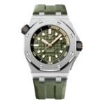 Audemars Piguet Royal Oak Offshore Diver Green Dial (Reference # 15720ST.OO.A052CA.01)