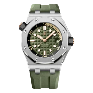Audemars Piguet Royal Oak Offshore Diver Green Dial (Reference # 15720ST.OO.A052CA.01)