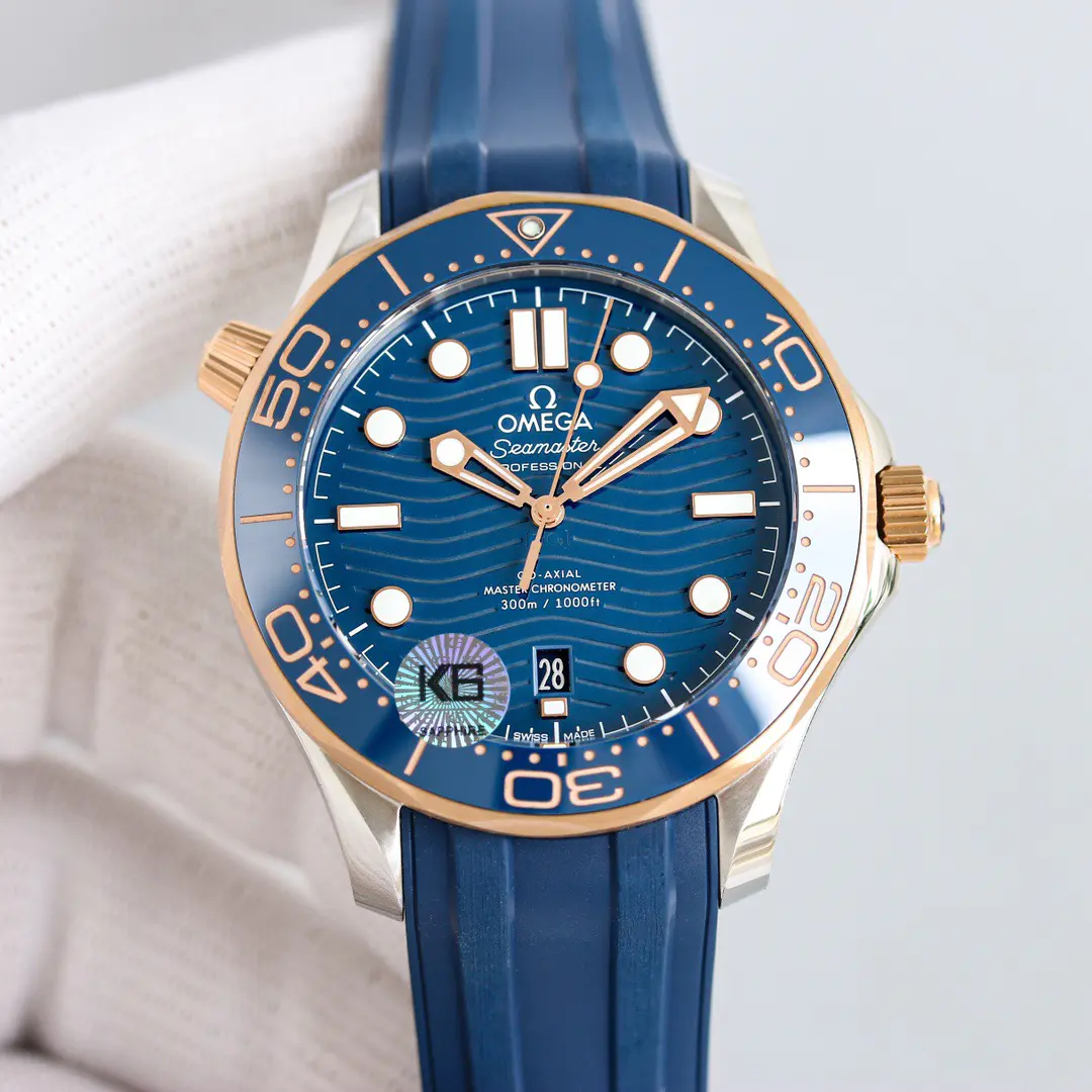 Omega Seamaster Diver 300m Rose Gold & Steel Blue Dial 42mm Ref. 210.22.42.20.03.002 - Image 2