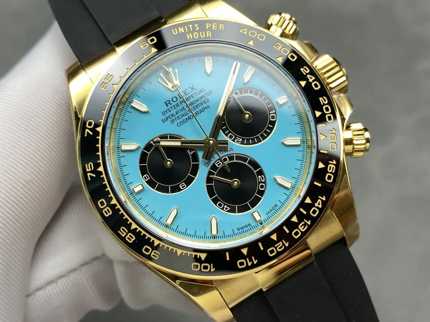 Rolex Daytona Tiffany Dial on Oysterflex New 2025 - Image 3