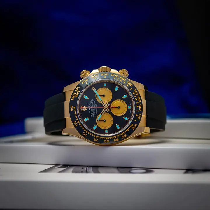 Swiss movement-Rolex Cosmograph Daytona M116518LN-0047 Black/Rubber Ø40mm - Image 7
