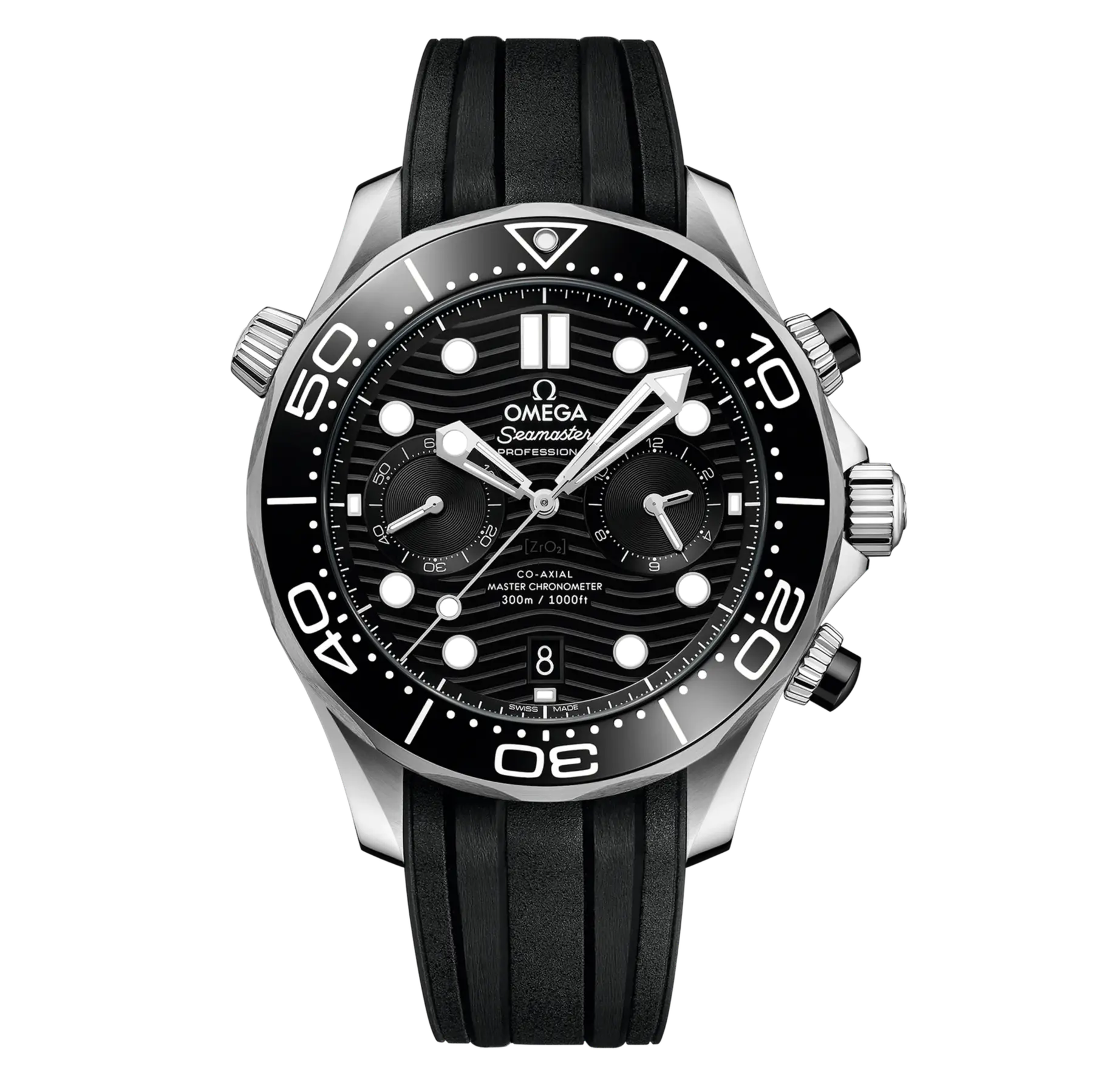 Omega Seamaster Diver 300m Chronograph Steel Black Dial 44mm Ref. 210.32.44.51.01.001
