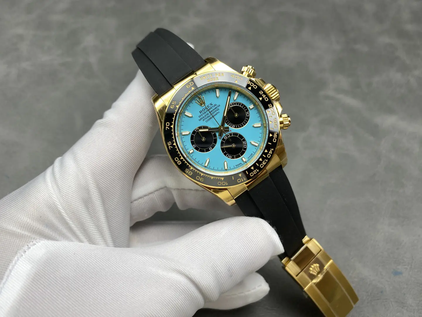 Rolex Daytona Tiffany Dial on Oysterflex New 2025 - Image 5
