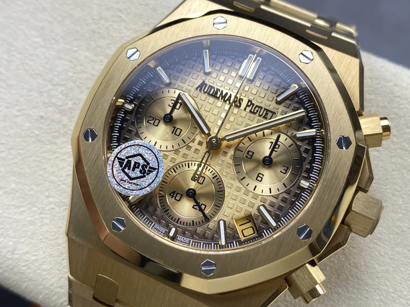 Audemars Piguet Royal Oak Chronograph Smoked Champagne dial 26240BA.OO.1320BA.02 - Image 3