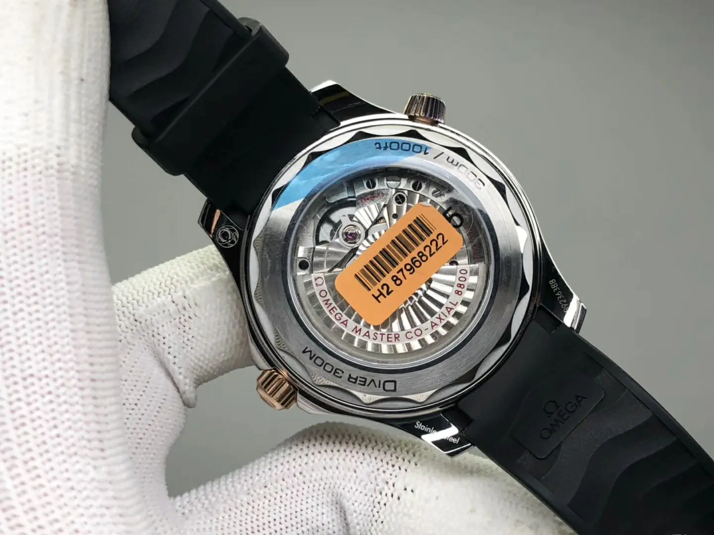 Omega Seamaster Diver 300m Rose Gold & Steel Black Dial 42mm - Image 6