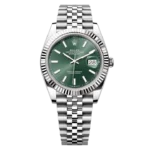 Rolex Datejust 41'Mint Green' 126334-0028 Steel & White Gold