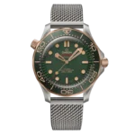 Omega Seamaster Diver 300M Titanium & Bronze Gold Green Dial 42mm Ref. 210.90.42.20.10.001