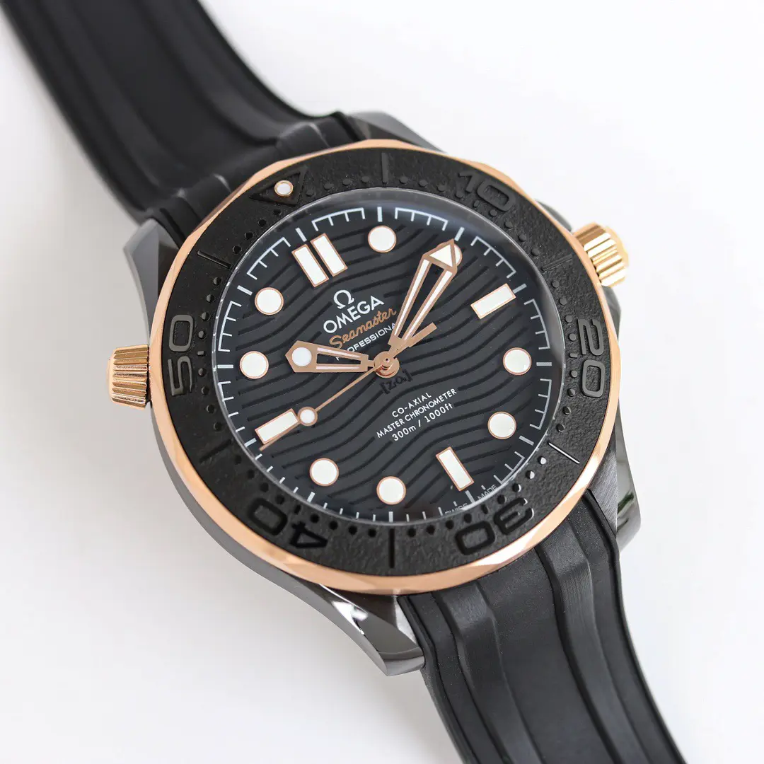 Omega Seamaster Diver 300m Rose Gold & Ceramic Black Dial 43mm Ref. 210.62.44.20.01.001 - Image 3