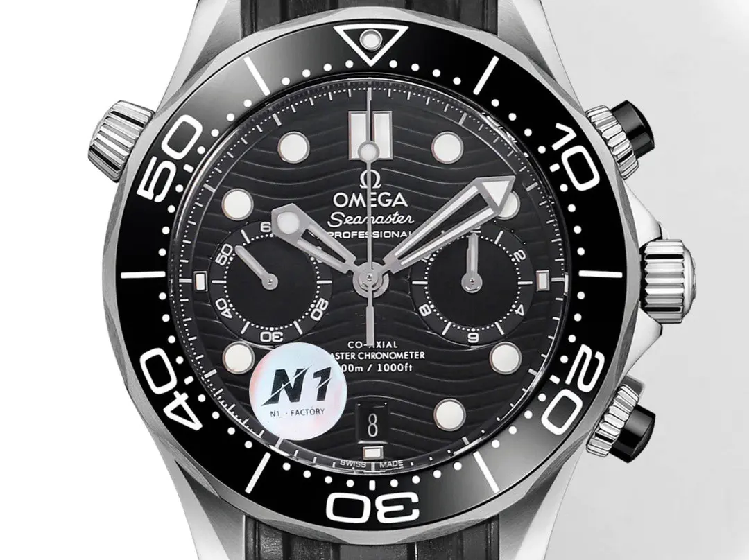 Omega Seamaster Diver 300m Chronograph Steel Black Dial 44mm Ref. 210.32.44.51.01.001 - Image 3