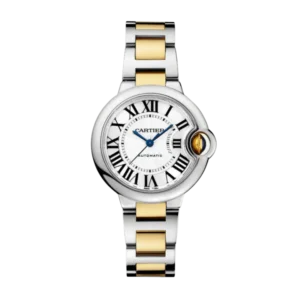 Cartier Ballon Bleu de Steel Silver Dial 33mm Ref. W2BB0029