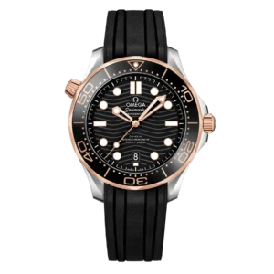 Omega Seamaster Diver 300m Rose Gold & Steel Black Dial 42mm