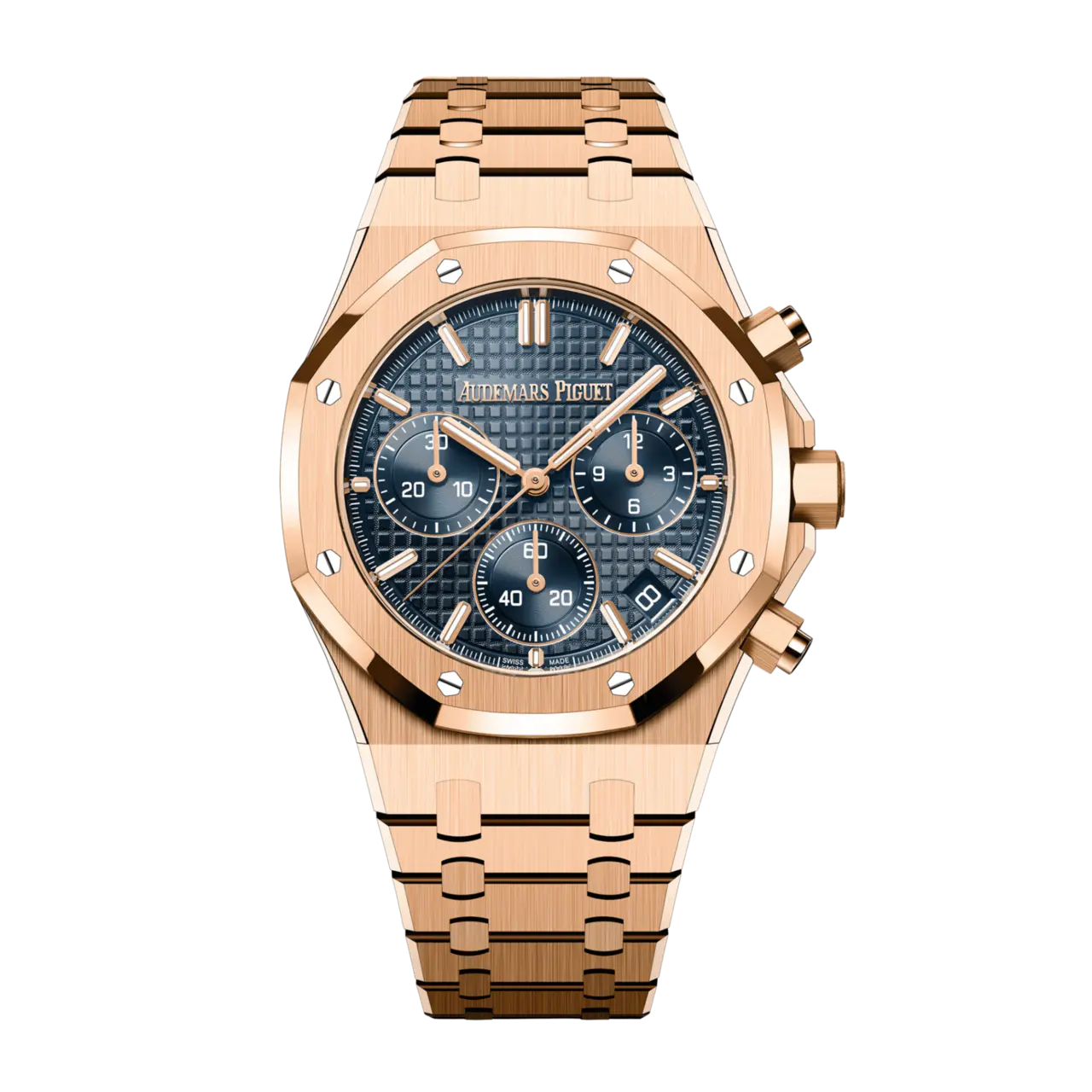 Audemars Piguet Royal Oak Chronograph Rose Gold Blue Dial 41mm Ref. 26240OR.OO.1320OR.05