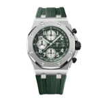Audemars Piguet Royal Oak Offshore Chronograph Titanium Green Dial 42mm Ref. 26238TI.OO.A056CA.01