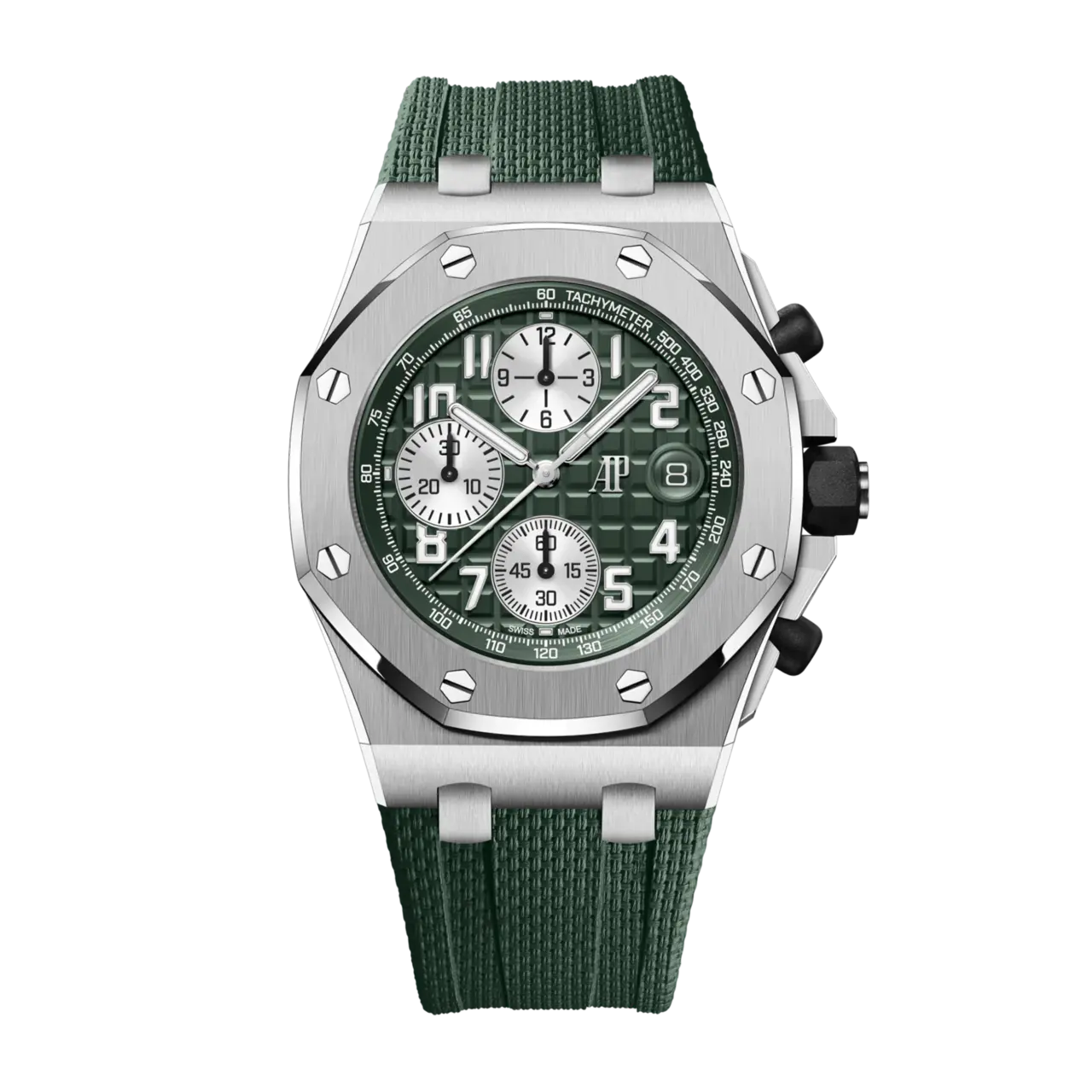 Audemars Piguet Royal Oak Offshore Chronograph Titanium Green Dial 42mm Ref. 26238TI.OO.A056CA.01