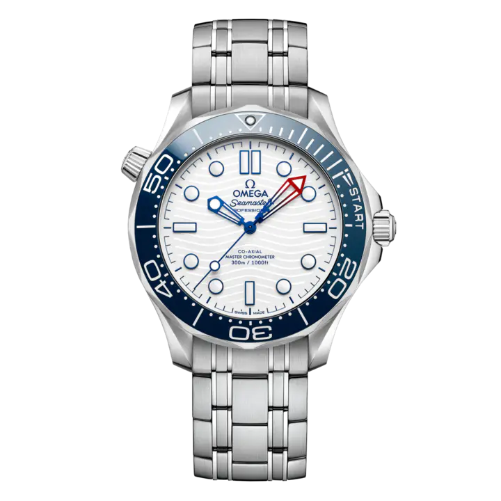 Omega Seamaster Diver 300m America's Cup Edition Steel White Dial 42mm