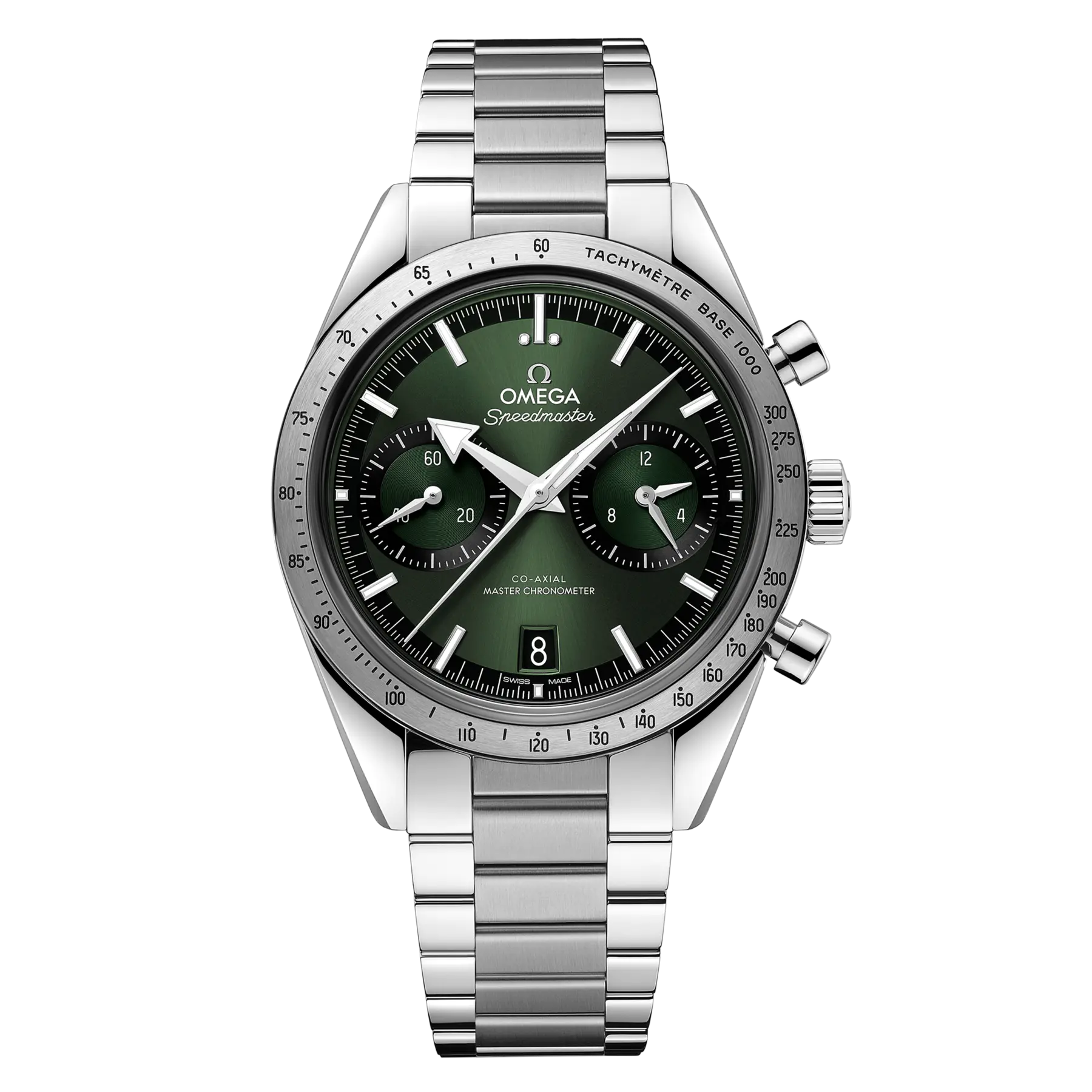 Omega Speedmaster '57 Chronograph Steel Green Dial 40mm Ref. 332.10.41.51.10.001