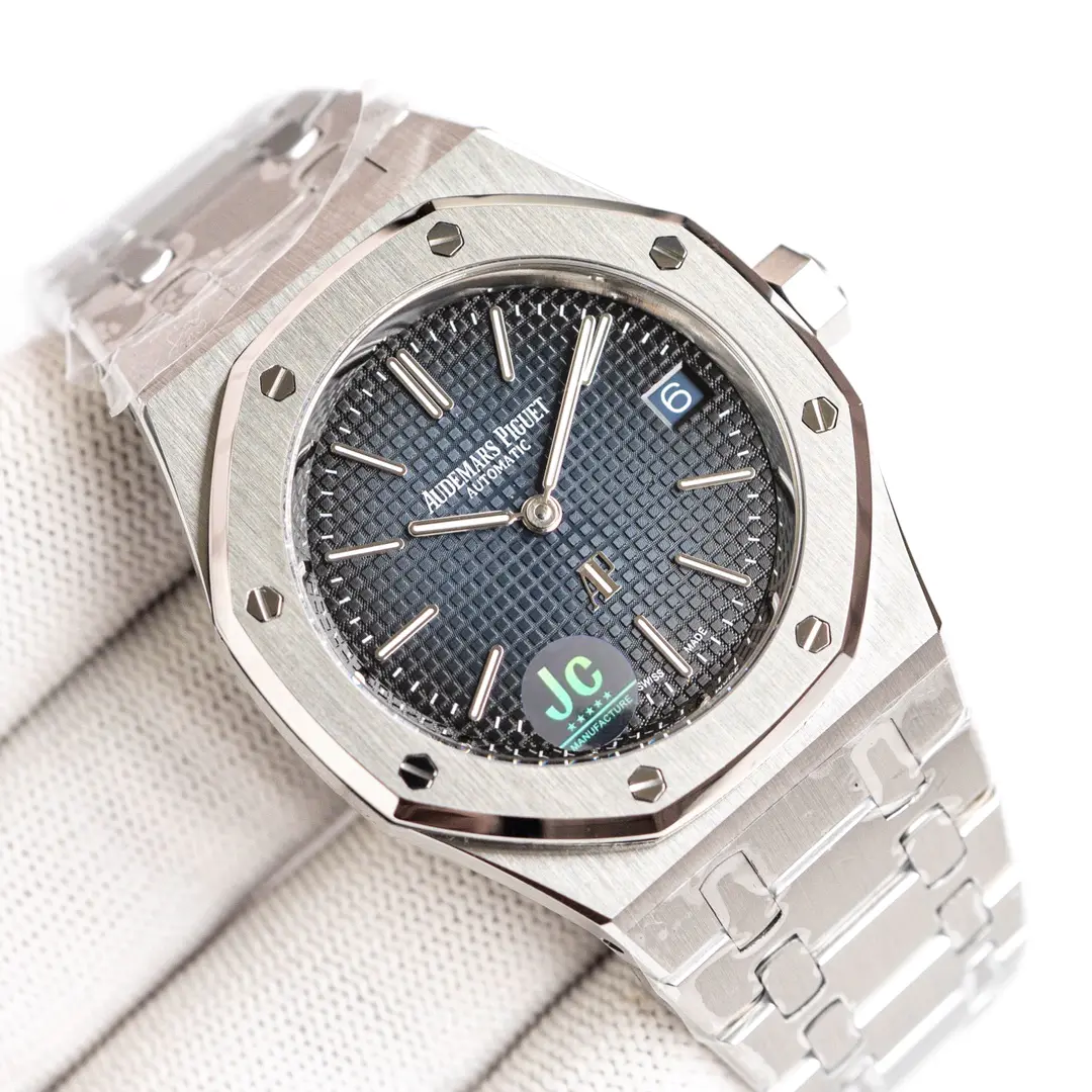 Audemars Piguet Royal Oak Jumbo 39mm Stainless Steel Jumbo Ultra-Thin Blue Dial 15202ST.OO.1240ST.01 - Image 3