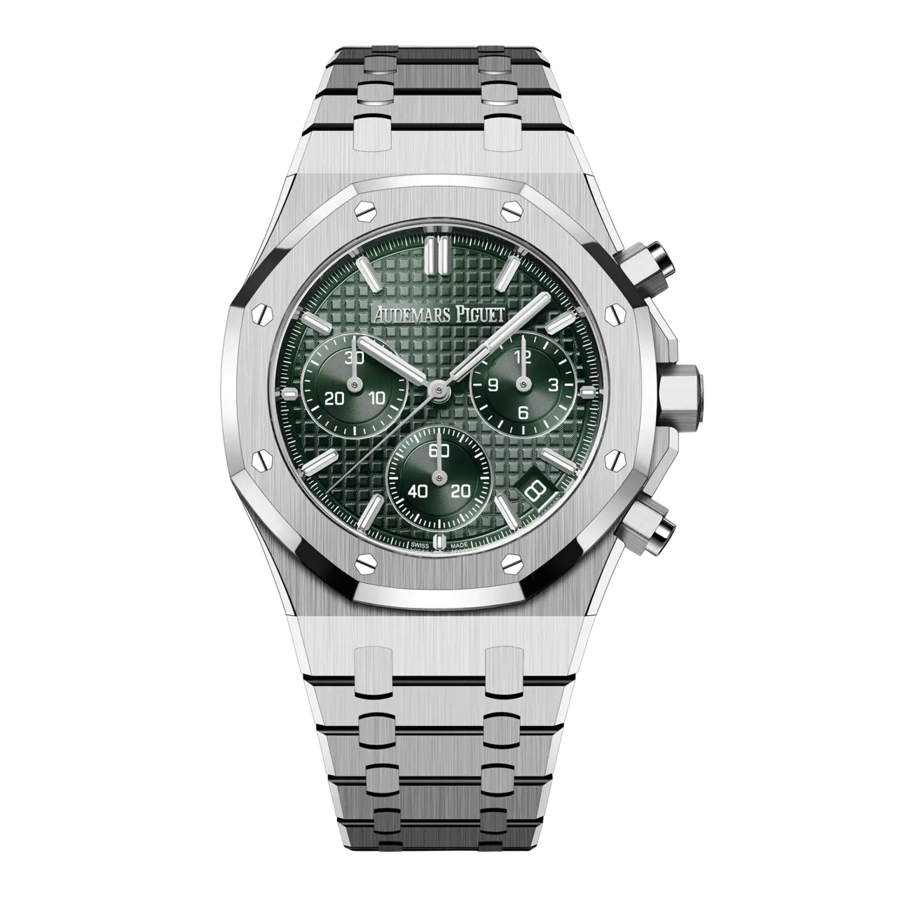 Audemars Piguet Royal Oak Chronograph Steel Green Dial 41mm Ref. 26240ST.OO.1320ST.08