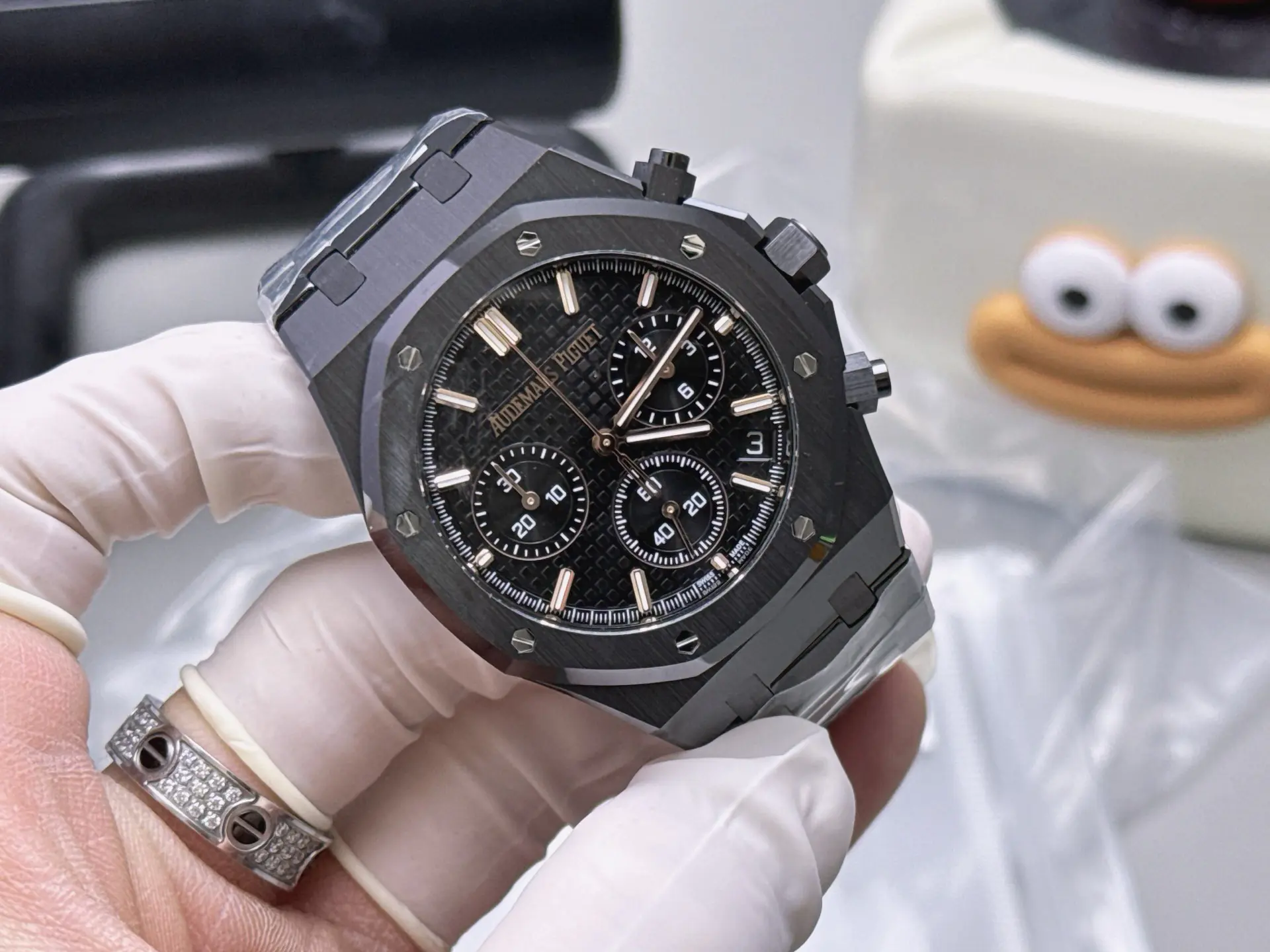 Audemars Piguet Royal Oak Chronograph Ceramic Black Dial 41mm Ref. 26240CE.OO.1225CE.02 - Image 3