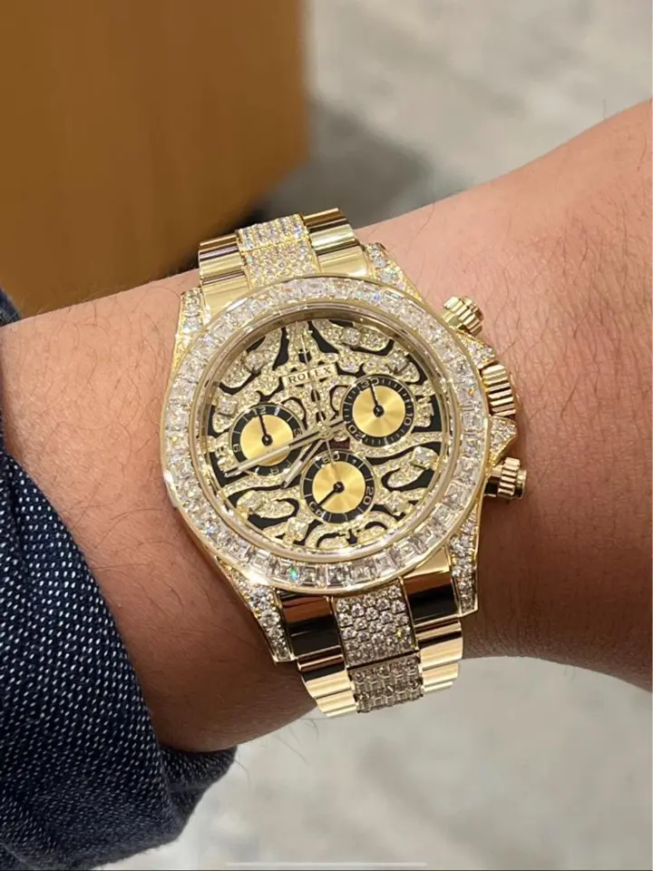 Swiss movement-Rolex Cosmograph 116588TBR Daytona Eye of Tiger - Image 8