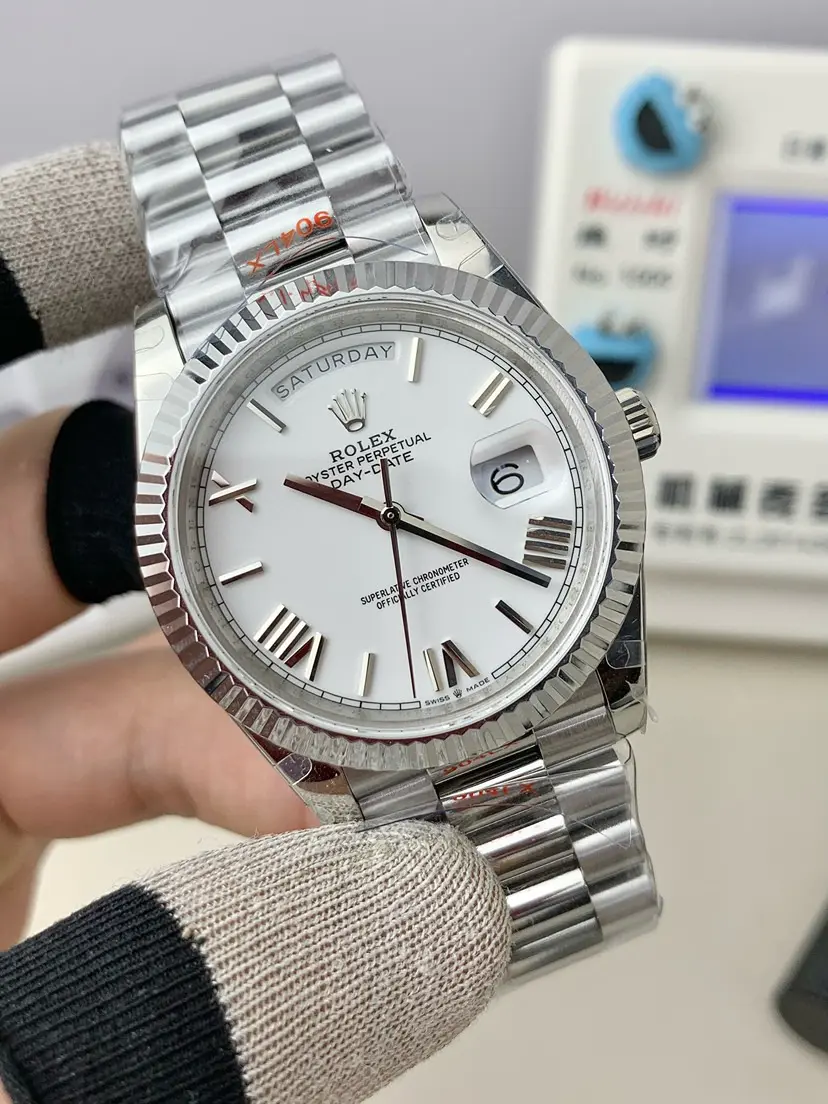 Rolex Day-Date 40MM White Roman Dial 228239-0046 - Image 3