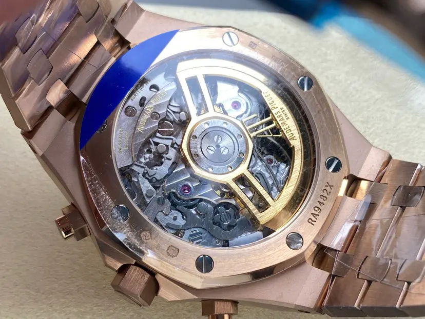 Audemars Piguet Royal Oak Chronograph Rose Gold Blue Dial 41mm Ref. 26240OR.OO.1320OR.05 - Image 8
