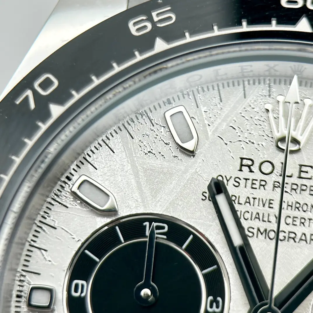 Swiss movement-Rolex Cosmograph Daytona White Gold Meteorite 116519LN-0038 - Image 7