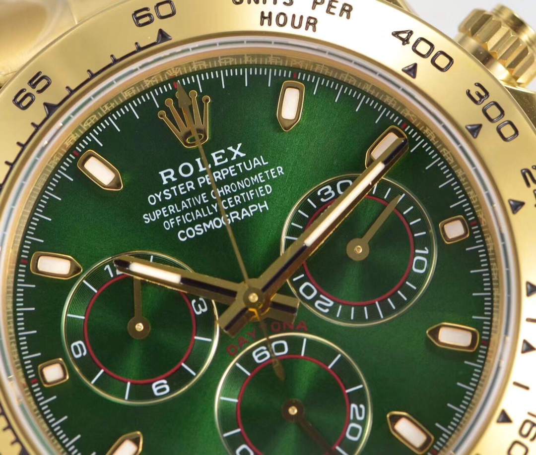 Swiss movement-Rolex Cosmograph Daytona Green Dial Watch 116508-0013 - Image 5