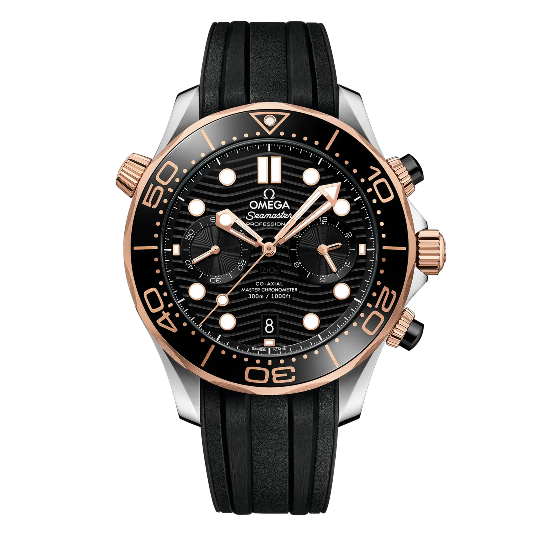 Omega Seamaster Diver 300m Steel Black Dial 44mm Ref. 210.22.44.51.01.001