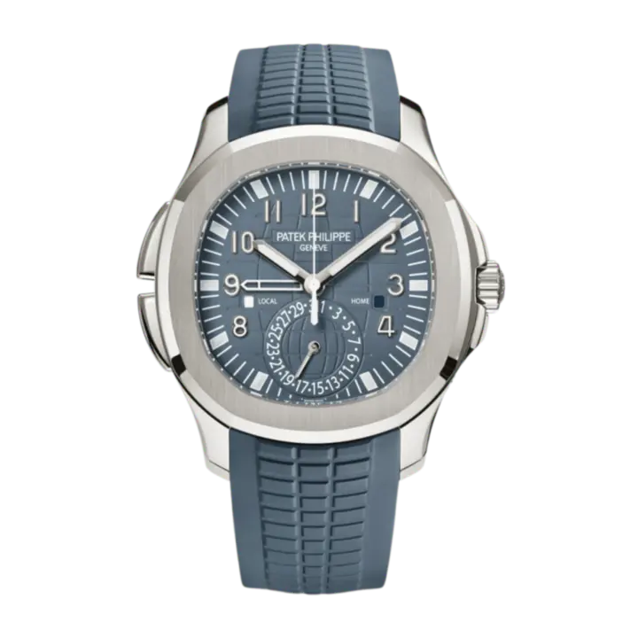 Patek Philippe Aquanaut Travel Time Blue Dial 40mm Ref. 5164G-001