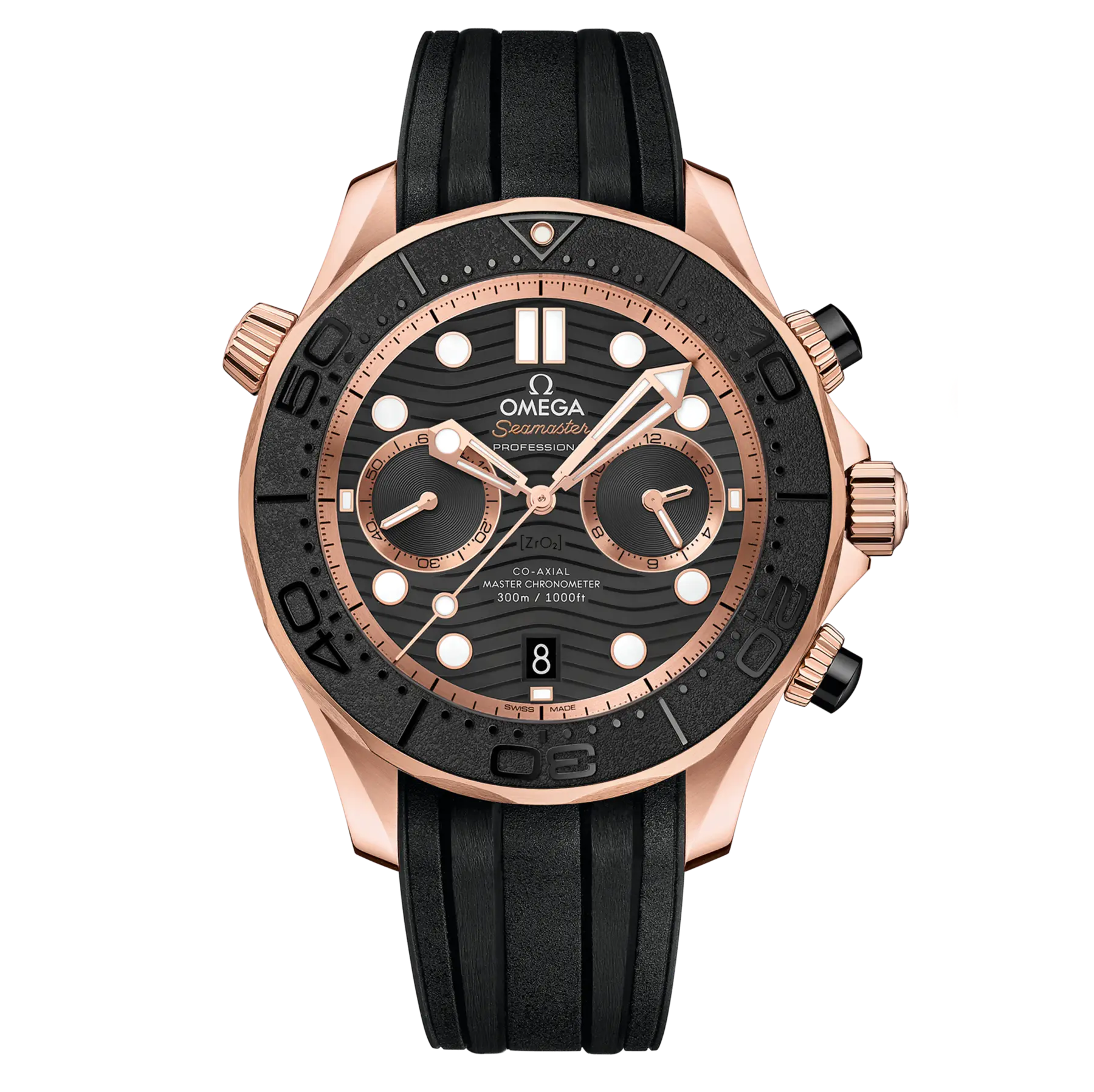 Omega Seamaster Diver 300m Ceramic Black Dial 44mm Ref. 210.62.44.51.01.001