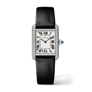 Cartier Tank Must de Cartier Steel Diamond Silver Dial 22mm Ref. W4TA0031