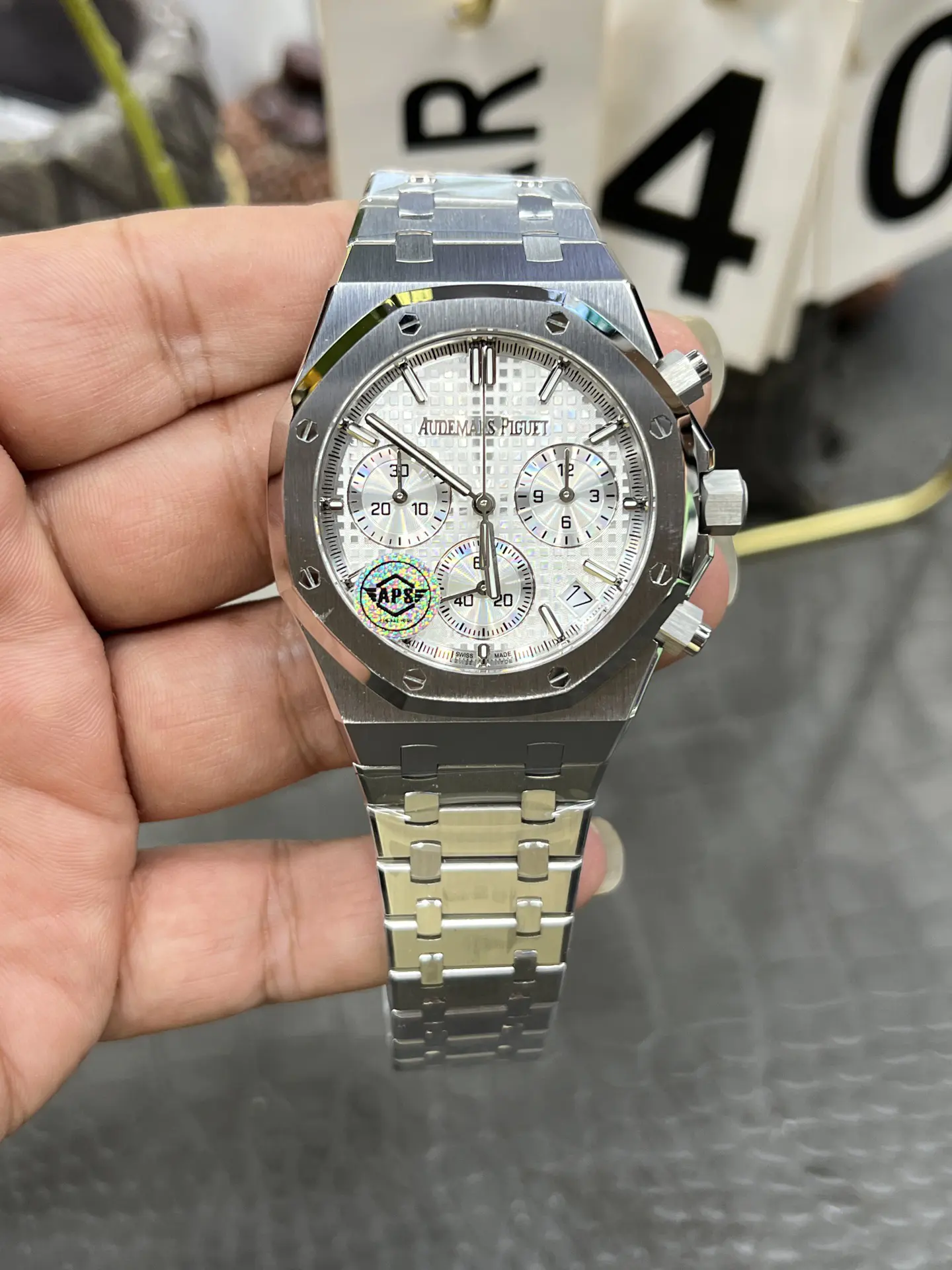 Audemars Piguet Royal Oak Chronograph Steel Black Dial 41mm Ref. 26240ST.OO.1320ST.07 - Image 8