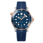 Omega Seamaster Diver 300m Rose Gold & Steel Blue Dial 42mm Ref. 210.22.42.20.03.002