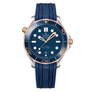 Omega Seamaster Diver 300m Rose Gold & Steel Blue Dial 42mm Ref. 210.22.42.20.03.002