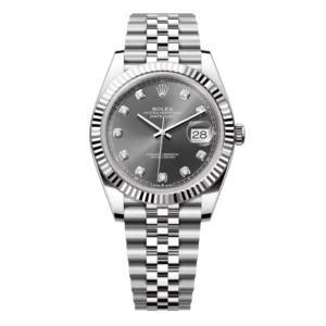 Rolex DateJust 41mm Rhodium Diamond Dial 126334-0006