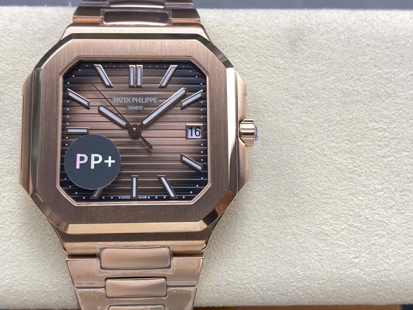 Patek Philippe Cubitus Date Brown Dial 40mm Ref. 7128/1R-001 - Image 2