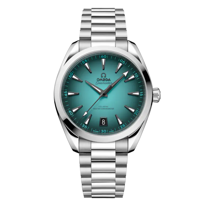 Omega Aqua Terra Steel Turquoise Dial 41mm Ref. 220.10.41.21.03.006
