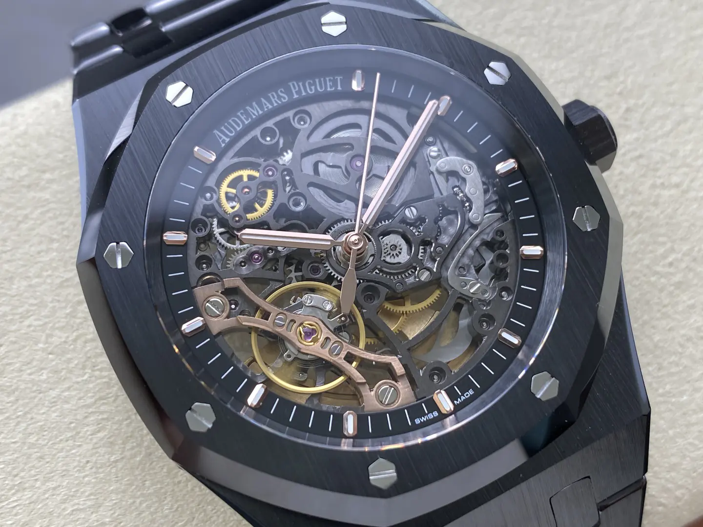 Audemars Piguet Royal Oak Double Balance Wheel Openworked Ceramic 41mm Ref. 15416CE.OO.1225CE.0 - Image 3