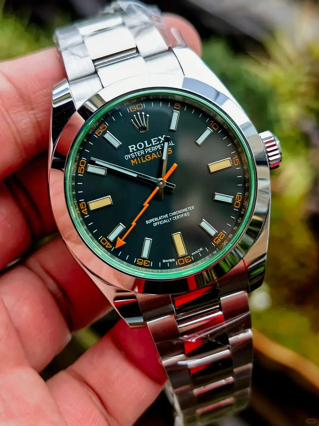 Rolex Milgauss "Green Glass" 116400GV-0001 - Image 4