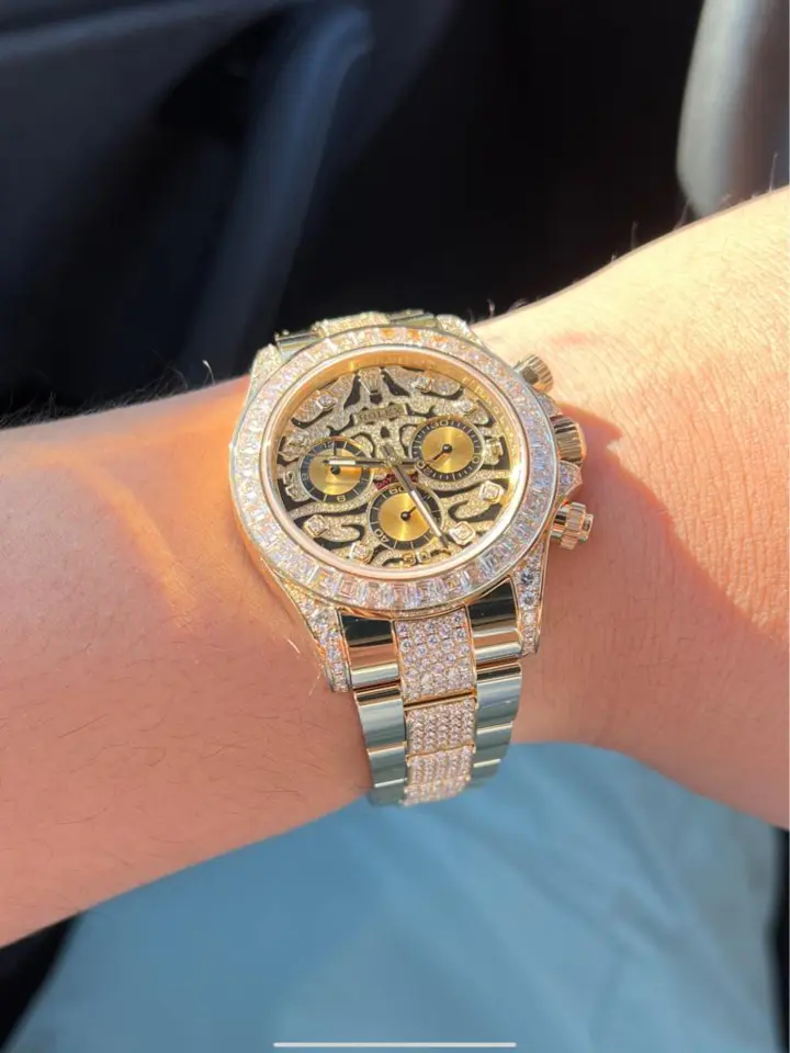 Swiss movement-Rolex Cosmograph 116588TBR Daytona Eye of Tiger - Image 7