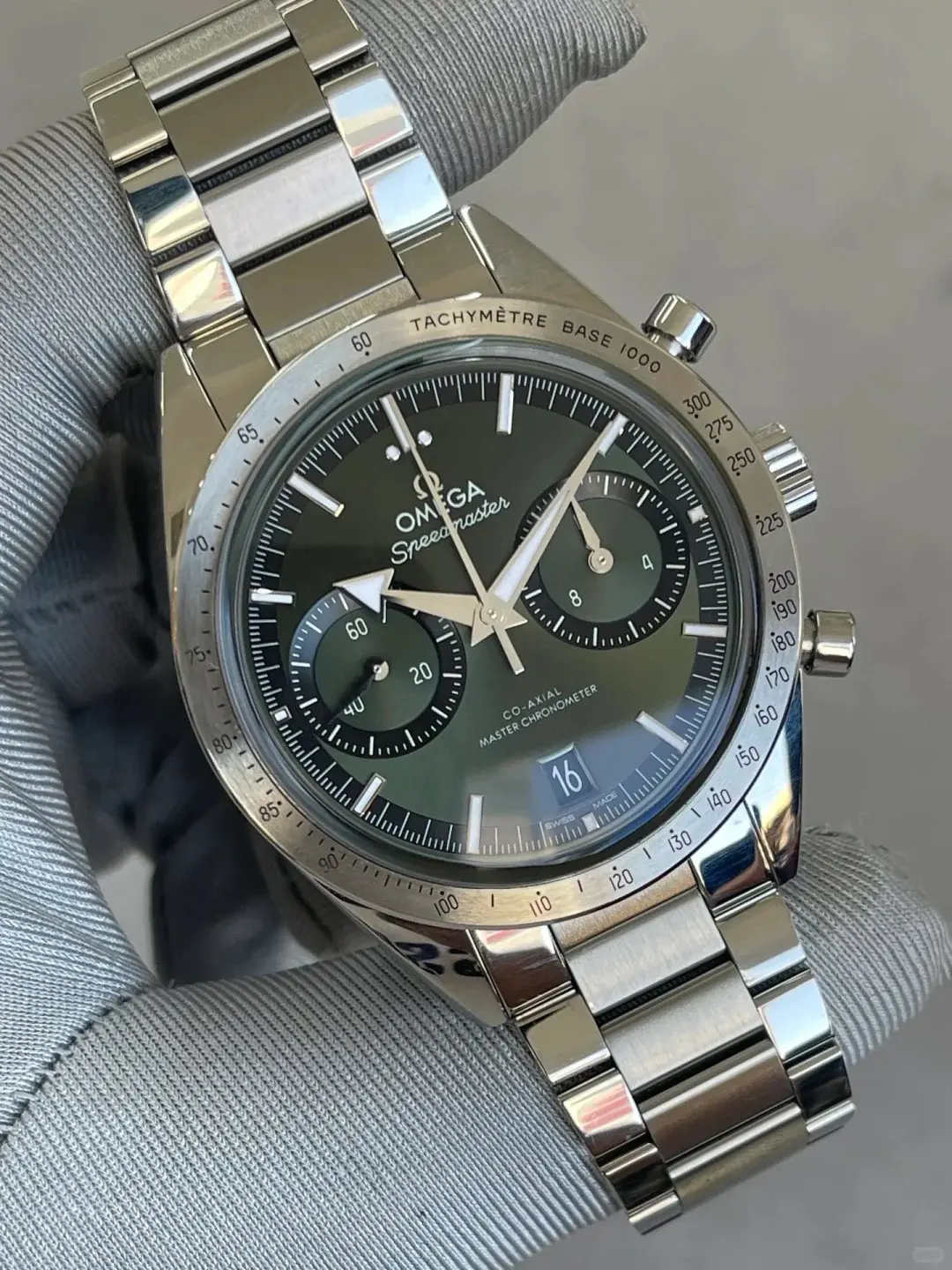 Omega Speedmaster '57 Chronograph Steel Green Dial 40mm Ref. 332.10.41.51.10.001 - Image 3