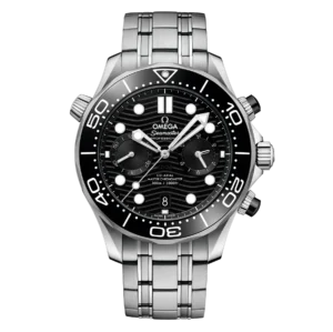 Omega Seamaster Diver 300m Steel Chronograph Black Dial 44mm Ref. 210.30.44.51.01.001