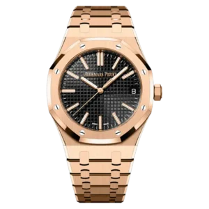 Audemars Piguet Royal Oak Selfwinding Rose Gold Black Dial 41mm Ref. 15510OR.OO.1320OR.04