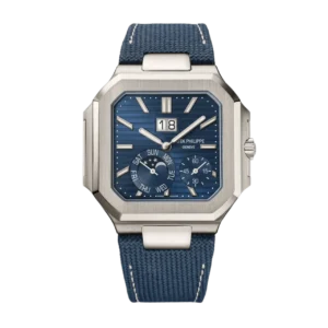 Patek Philippe Cubitus Instantaneous Grand Date Platinum Blue Dial 45mm Ref. 5822P-001