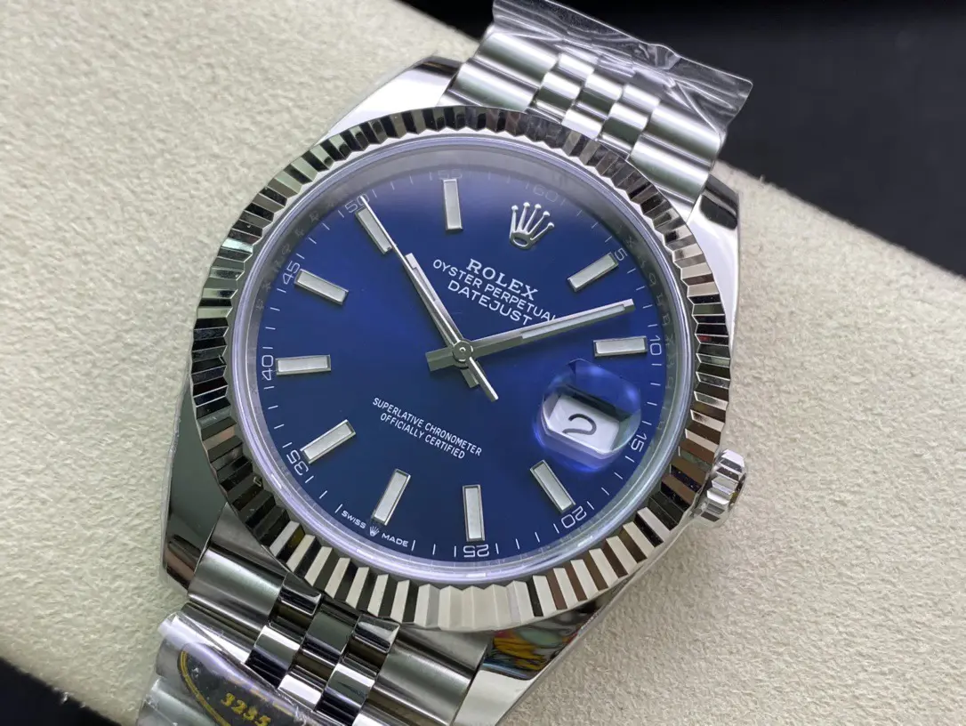 Rolex Datejust 126334-0002 Blue Index 41mm Jubilee Stainless Steel - Image 4