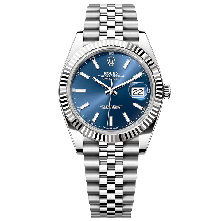 Rolex Datejust 126334-0002 Blue Index 41mm Jubilee Stainless Steel