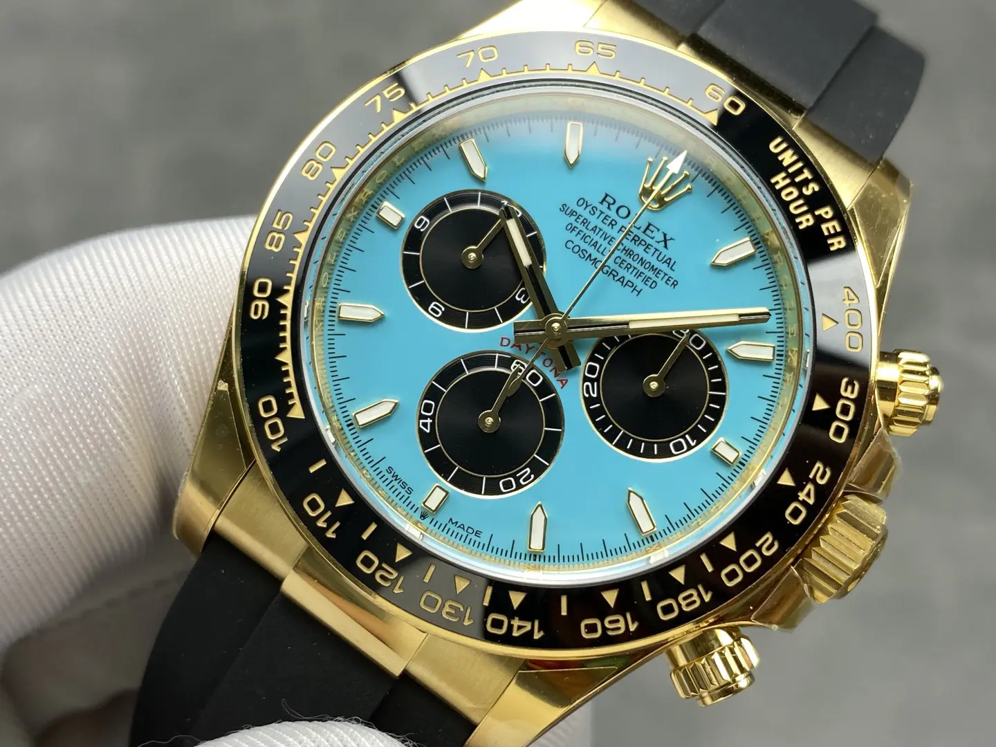 Rolex Daytona Tiffany Dial on Oysterflex New 2025 - Image 4