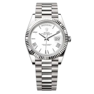 Rolex Day-Date 40MM White Roman Dial 228239-0046